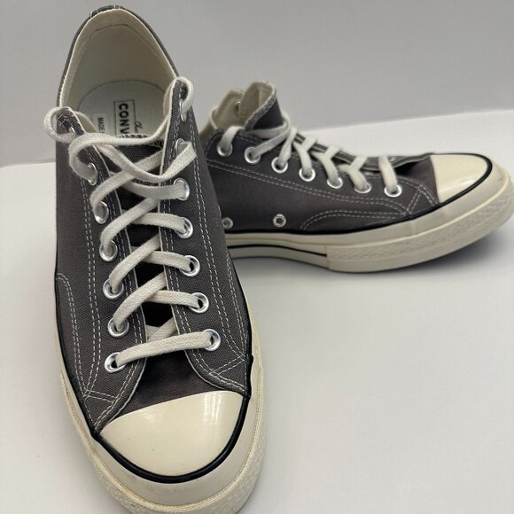Converse Sneakers Chuck Taylor All Star Canvas, Men's Shoes Gray Size 10 - Picture 1 of 12